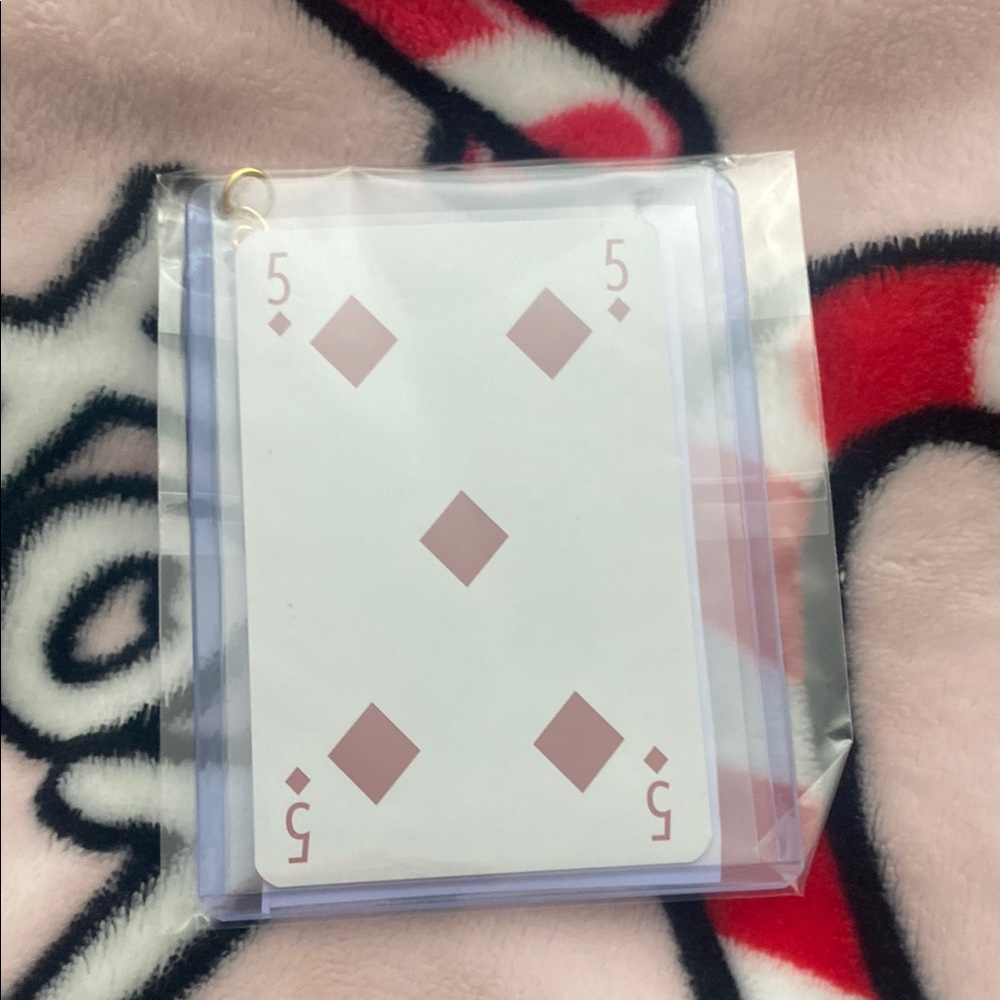 💕NEW💕 LV Card 5 of diamonds with COA